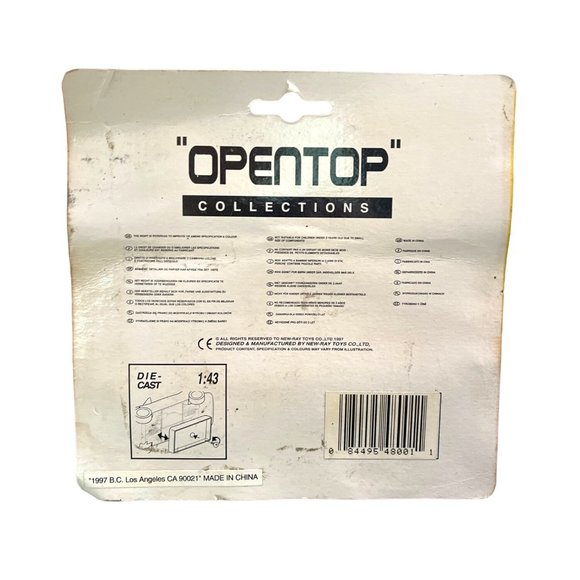 New Ray Jaguar "E" Cabriolet 1961 Die Cast 1:43 Green #48832 Open Top Collection - Picture 5 of 5